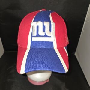 New York Giants NY Hat Cap Fitted Red White Blue NFL Football Reebok OSFA